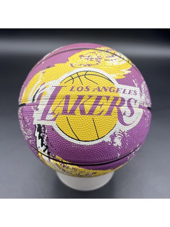 Spalding Other - Vtg Spalding/LA LAKERS NBA Souvenir/Kid Toy Mini 7" Basketball; Purple/Yellow